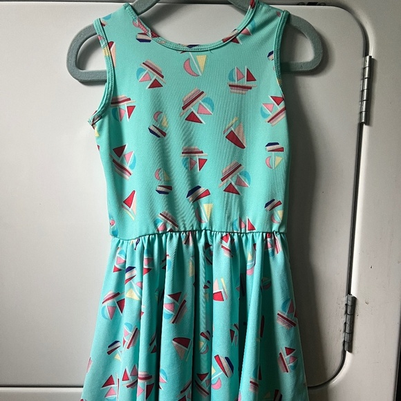 Dot Dot Smile Other - Toddler Sleeveless Dot Dot Smile Sail Boat Dress